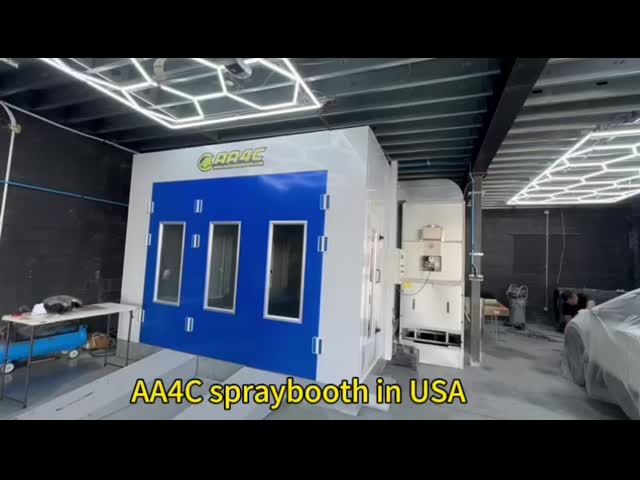 Body自動Electrostatic Paint Booth Fire Protection Liquid Baking部屋800Pa