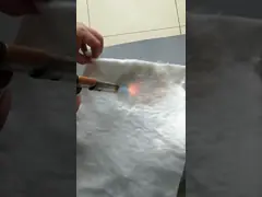 High silica glass fiber