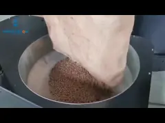 Профессиональная машина для обжаривания кофейных бобов CE, легкая в использовании / чистая video