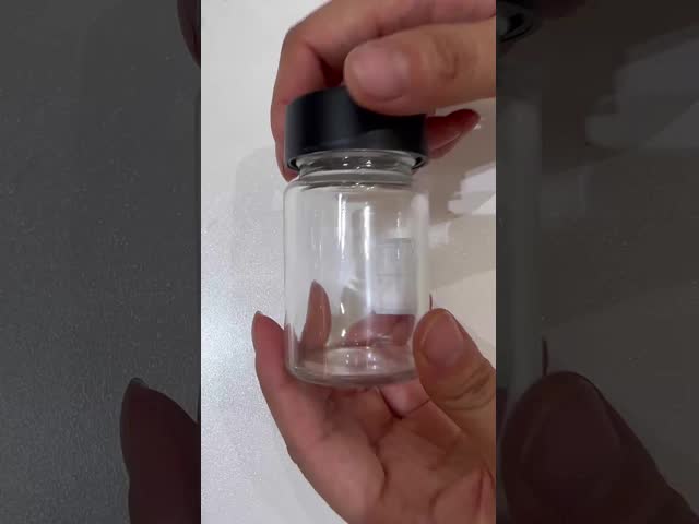 オーダーメイド 保存 防臭ガラスボトル エコ散産 防臭キャップ