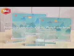 Мини прозрачные пластиковые каркасы с магнитами холодильник магнит 8 x 12 фотокаркас video