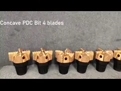 Wear Resistant Alloy Steel Round Drag Bits System for Medium Drilling Formation video