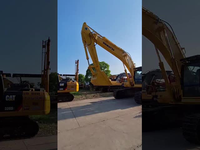 2840 мм длина рельса отремонтированный экскаватор Komatsu PC 450 для ваших проектов видео