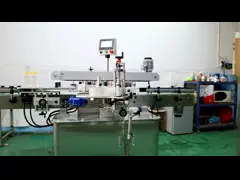 YIMU YM620 Double Sides Flat Square Bottle Labeler Automatic Labeling Machine for Lubricating Oil Bottles