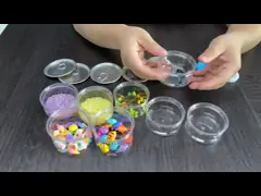 Round Vintage Tobacco Transparent Plastic Can Weed Packaging With Antique Labels