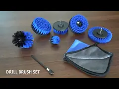 ручка щетки чистки электрического сверлильного аппарата пола Bathroom 3pcs пластиковая video