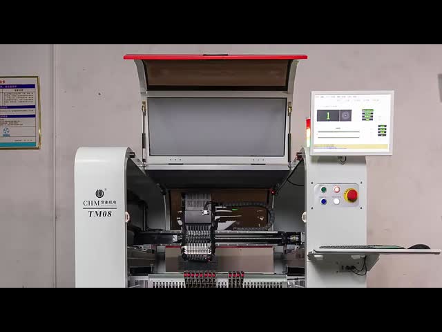 Charmhigh TM08 PCBA Manufacturing SMT Chip Mounter Placement Machine CPK≥1.0 video