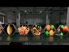 Hexagon Creative Led Signs Screen Customized hex led display Full Color led display