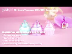 Cute Cupcake Lip Balm Non Toxic Formula Protable Lip Care Custom Colors For Children