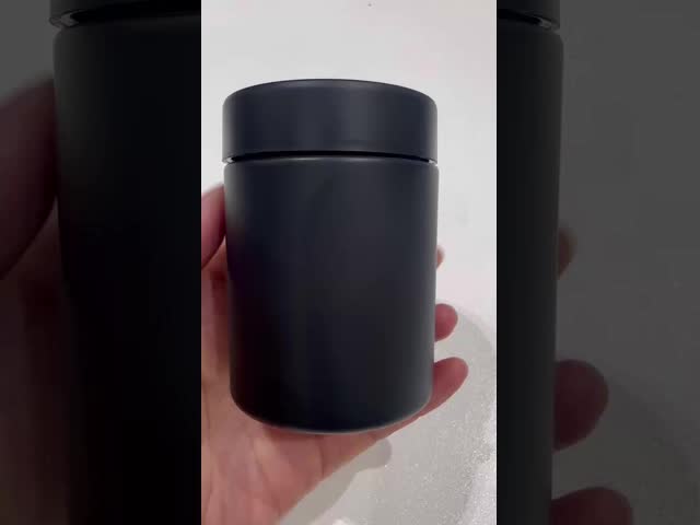 3 オンス 4 オンスの蓋が付いている塗られた CR 2 オンスのガラス容器をスプレーするガラスの小児耐性のある瓶