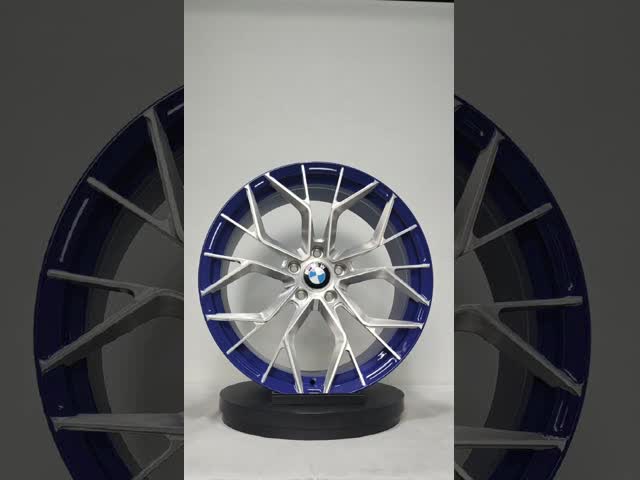 ChevyコルベットC5は19をぐらつかせ、20の複数のスポークの光沢の黒1-PCは合金の車輪5x120.65を造った