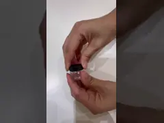 Подгоняйте опарник боросиликатного стекла контейнера 5мл шлиха стекла подачи высокий video