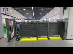 Enhance Security Telescopic Sliding Barrier High Efficiency Custom Size
