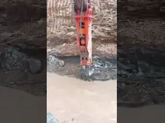 140 直径 チェイセル 液圧ブレーカー ハンマー サイレンスのタイプ 減損 video