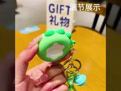 Cute Girls porte-clés en silicone avec dessin animé flexible et durable