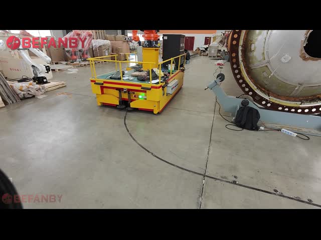 20 Ton remote control Steerable Electrical Transfer Trolley video