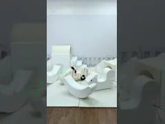 Soft Play Set Equipment Outdoor White With Nude Color Package Set For Kids