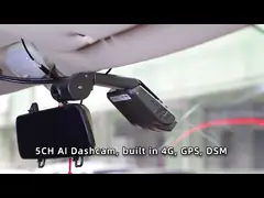 Dashcam 4G WIFI Max 5ch 1080P GPS устройство отслеживания для управления автопарком video