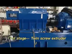 Two Stage Extruder 300~500kg/h for TSC Compounds Machine For Pelletizing Line
