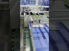 Серво вращение трапециевых пакетов, первичная машина для фильтрации пакетов, машина для изготовления нетканых пакетов video