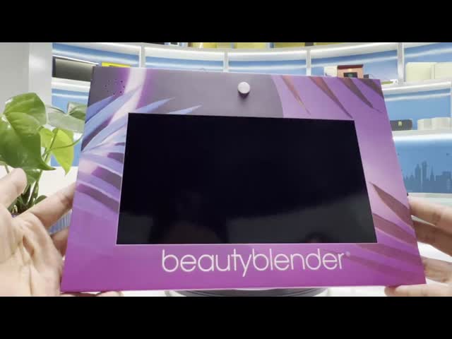 Customized Printed Beauty Display Stand With Back Frame