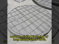 Packed Column Internal Pads For Wire Mesh Demister Separator