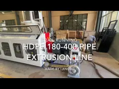 Control continuo de la pantalla de 0.6m/Min Hdpe Pipe Extruder Touch