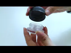 Маленькие стеклянные банки с крышками 5 мл толстые черные UV-защитные банки 5 мл 7 мл 9 мл детские концентрированные банки video