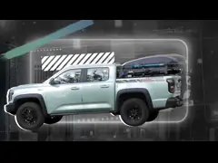 ISUZU DMAX Грузовик Постельная стойка Черный пикап Грузовик Крысовая стойка video