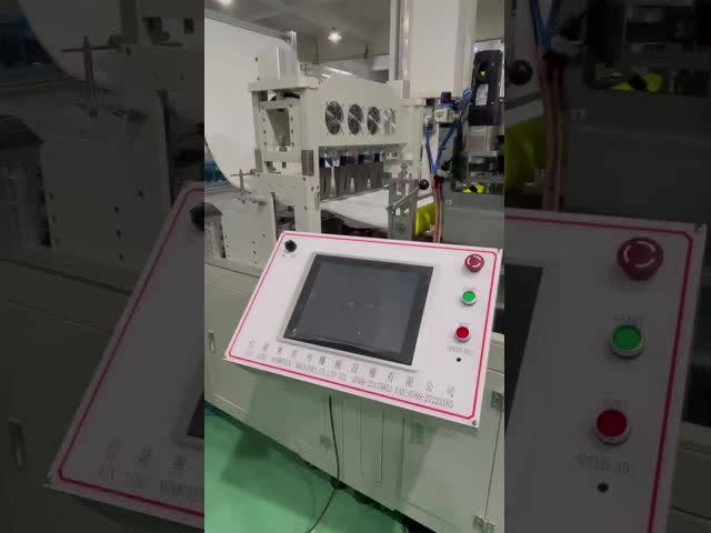 製造のための機械 トラペソイドフィルターバッグ 多様性のある生産と初期効果 ビデオ