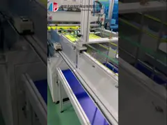 F5 F6 F7 Вентиляционная система Промышленное кондиционирование воздуха Нетканая машина для изготовления воздушных фильтров video