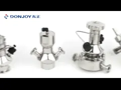 DIN SS316L Pneumatic Aseptic Sample Valve With Clamp Connection
