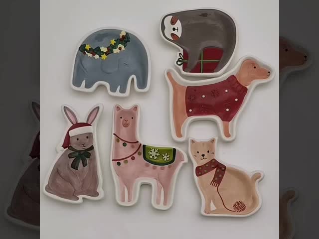 Напечатанные столовые тарелки для еды на заказ, столовая посуда из 100% меламина видео