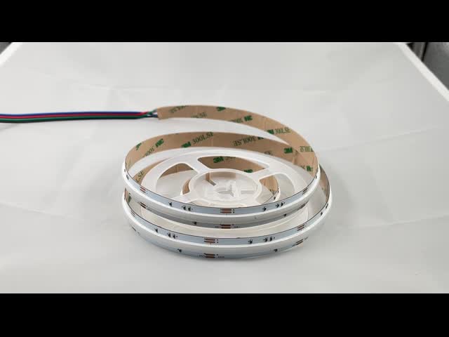 Super brightness  COB led strip RGB 12mm multiple color 120 degree super wide 1080 LEDs/m COB strip light full color