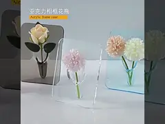 Popular Acrylic Frame Vase for Home Decor or Commercial  Gift