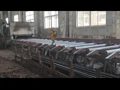 АСТМ A53 GR B Горяче прокатаная цепная труба из углеродистой стали для строительства нефтегазопроводов video