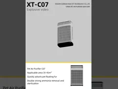 New Arrival Smart Pet Air Purifier WIFI Control Hepa Pet Hair Cleaner