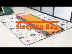 1 Человек Кампинг спальные мешки Оранжевый прямоугольный рюкзак спальный мешок video