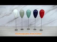 Нержавеющая сталь Электрическая молочная пенообразовательная машина в белом красном морском синем для молочной пены video