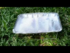 家庭用使い捨て用炭 アルミホイール ボックス BBQグリル