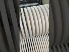 Круговая деревянная весла HME Фильтровая бумага Персонализированные решения диаметра video