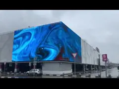 Энергосбережение Рекламная светодиодная дисплейная экрана Гибкая завеса P10 светодиодный дисплей video