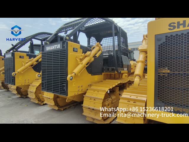 24.7 Ton Shantui Crawler Bulldozer SD22F 175kw com guincho para Ganha