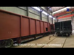 UIC 60t Railway Cargo Train Car Hopper Wagon For Ballast Ore Mineral Particles