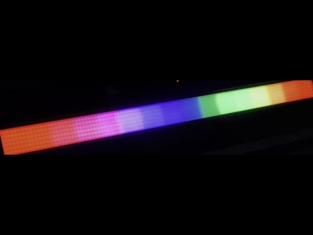 屋外IP65 RGBW 420Wステージ照明 DMX RDM ウォールウォッシャー 電子フロスト付きピクセルストロブ LEDバーライト