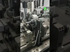 Двухстанционная электрическая треугольная двигательная роторная балансирующая машина Конечная плоскость бурения Коррекционный балансировщик video