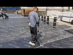 PE Film Modified Bitumen Waterproofing Membrane 1m Width For Basement