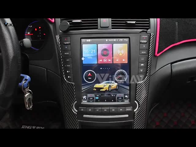 2 Din 2006-2018 Acura TL Honda Tesla Screen Car Radio GPS Navigation Carplay