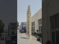 Радиолюбительская телескопическая башня 30 м 100 футов портативная статическая решетка настройка высоты высокая полезная нагрузка video