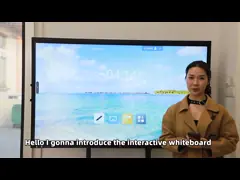 55-дюймовый сенсорный экран телевизора интерактивная светодиодная панель двойная операционная система проекторная панель для обучения video